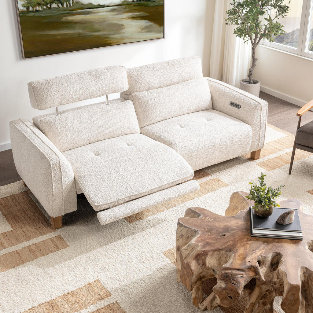 Conway Power Recliner Sofa - Ivory