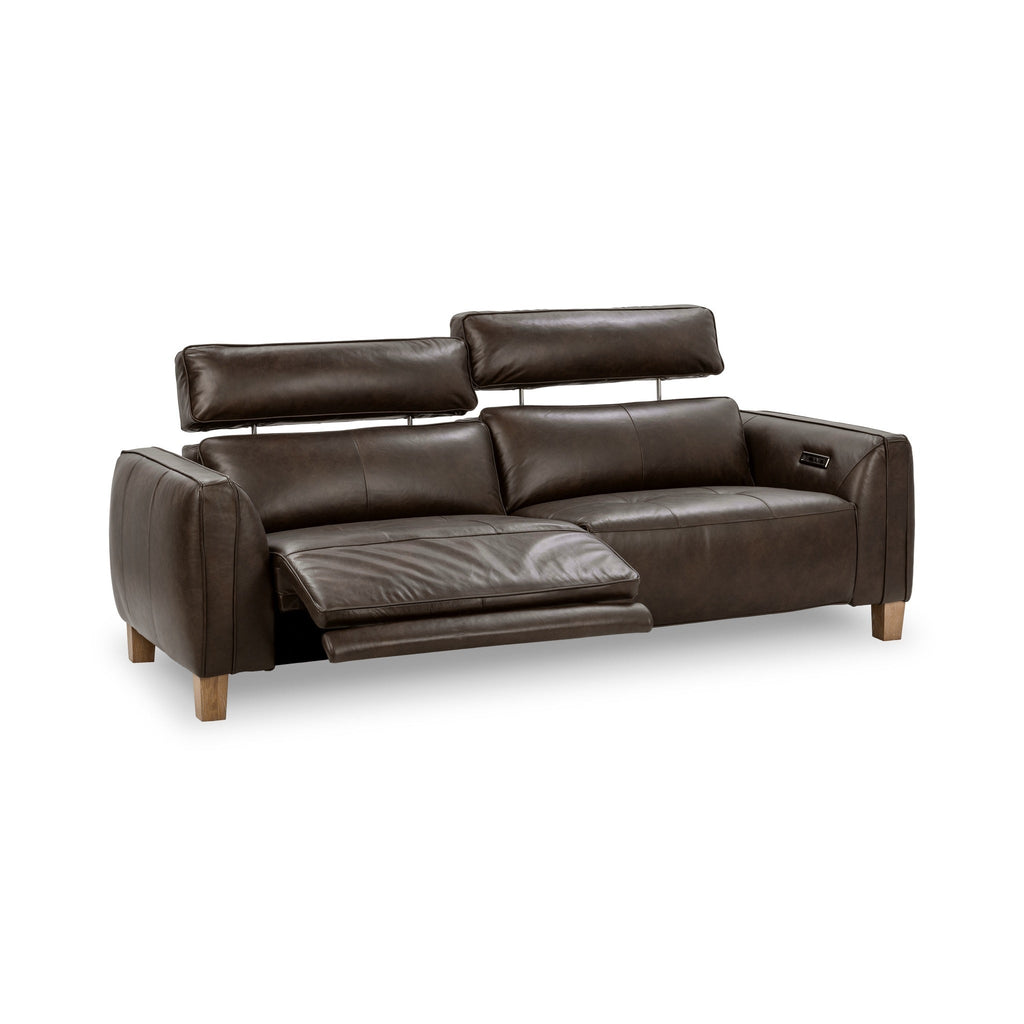 Conway Power Recliner Sofa - Brown