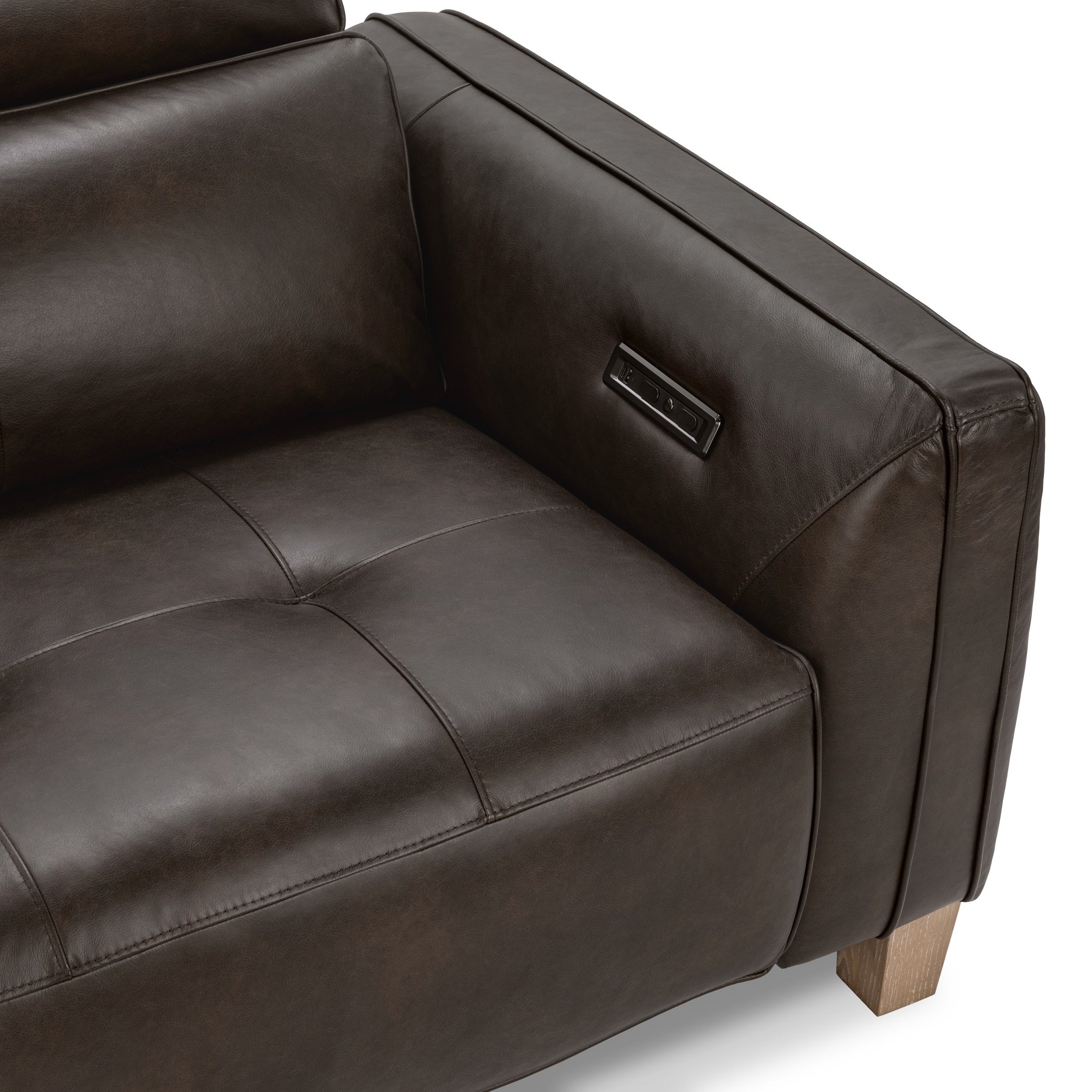 Conway Power Recliner Sofa - Brown