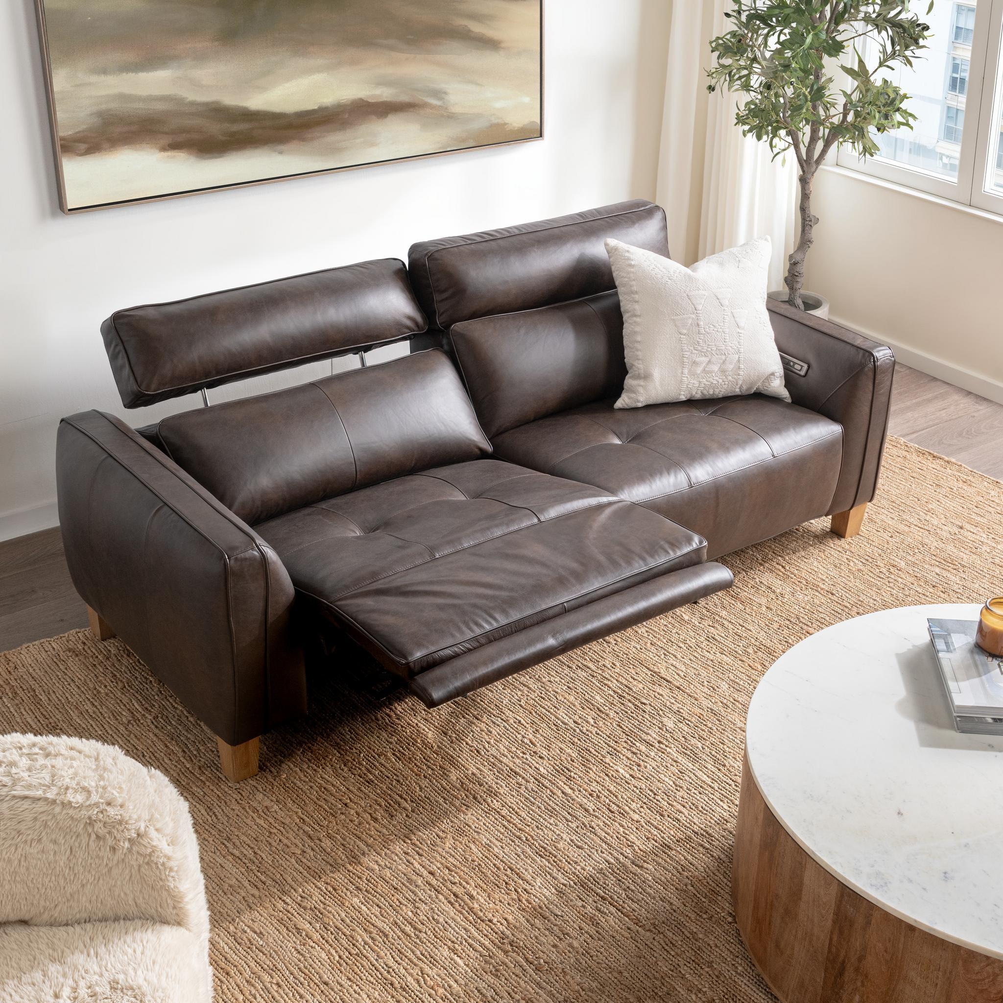 Conway Power Recliner Sofa - Brown
