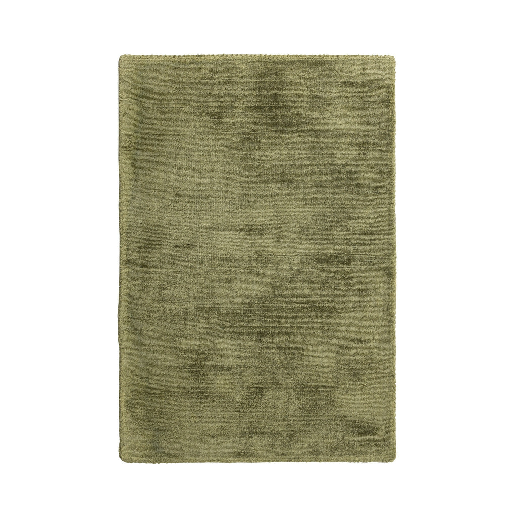 Berlin Distressed Rug - Olive Green