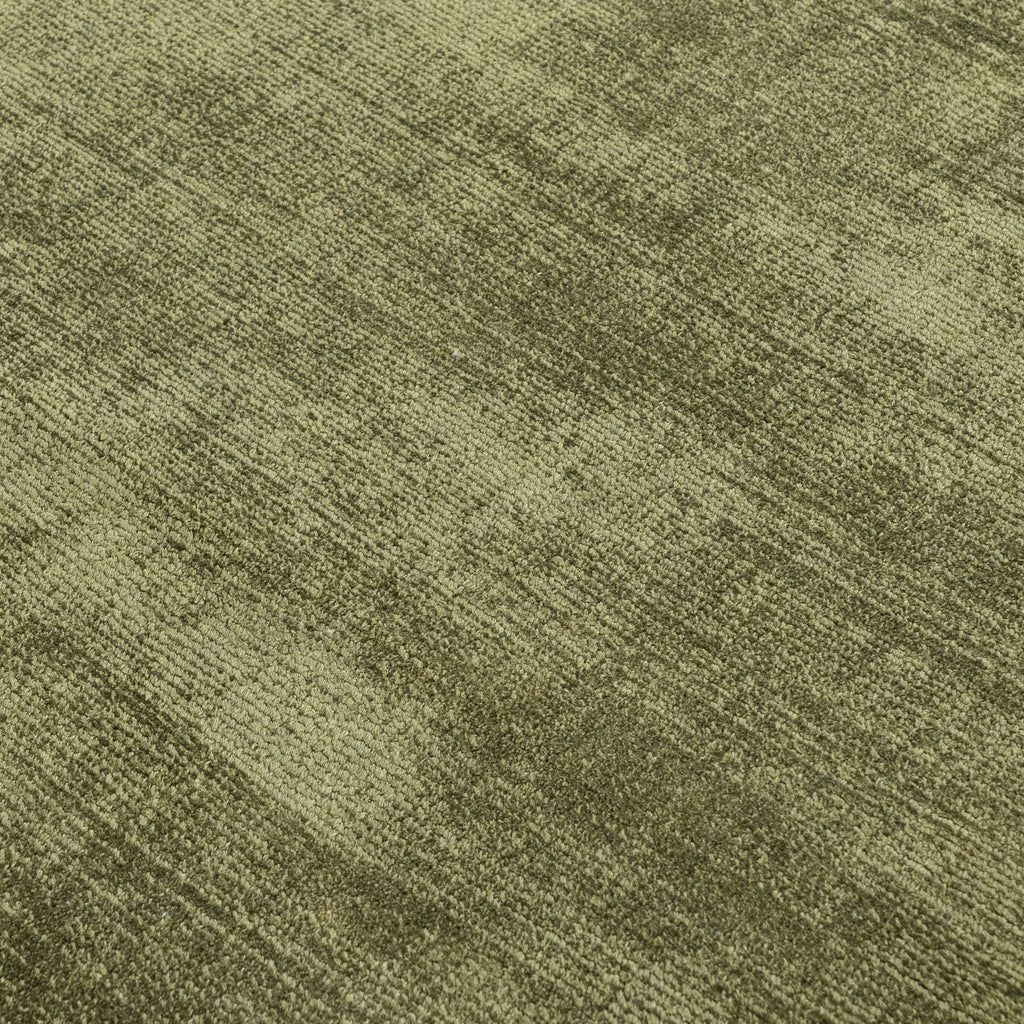 Berlin Distressed Rug - Olive Green