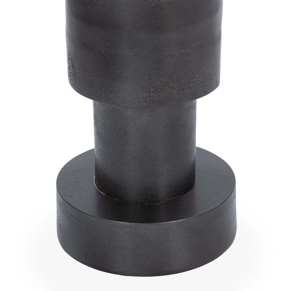 Callen Round Accent Table - Antique Nickel