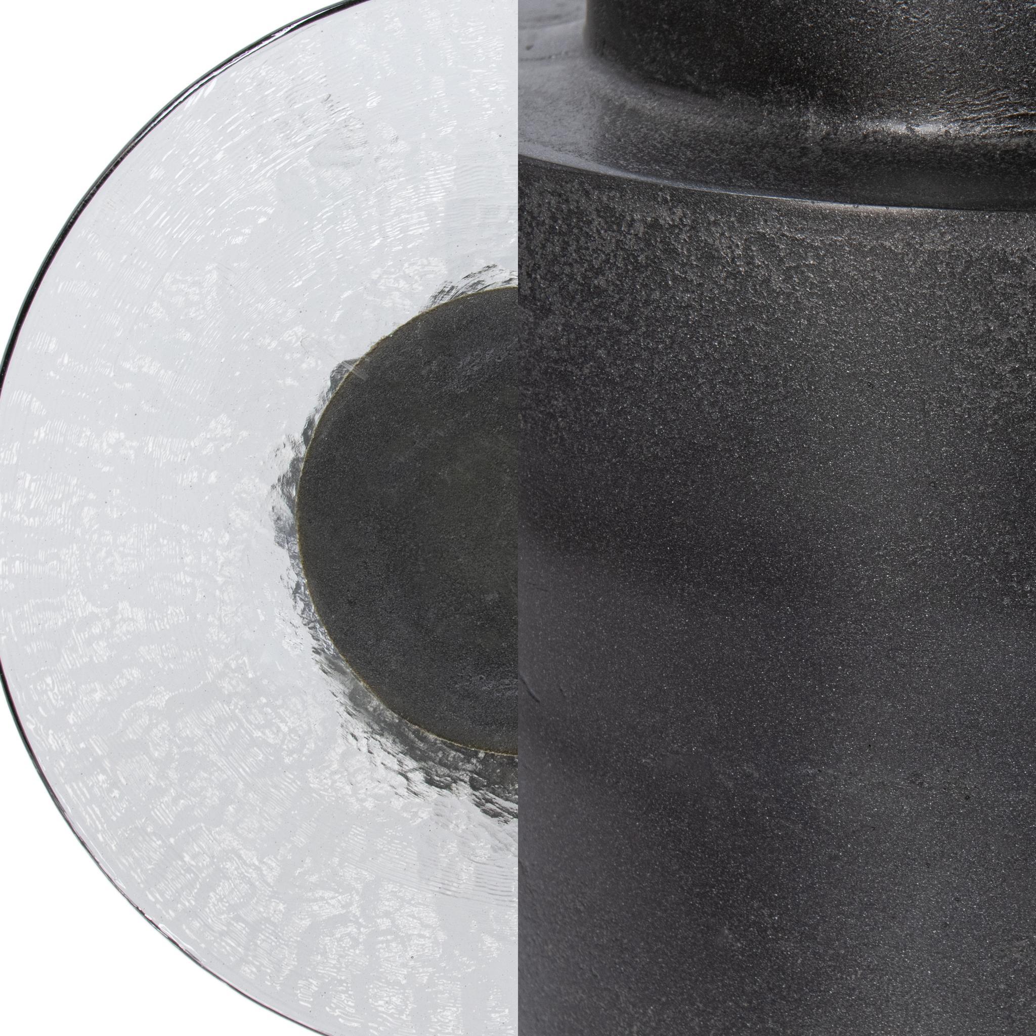 Callen Round Accent Table - Antique Nickel