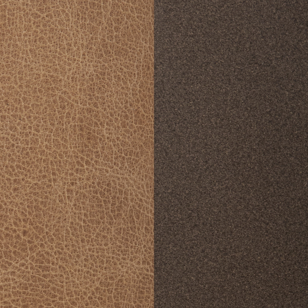 Clair 40" Round Ottoman - Chestnut