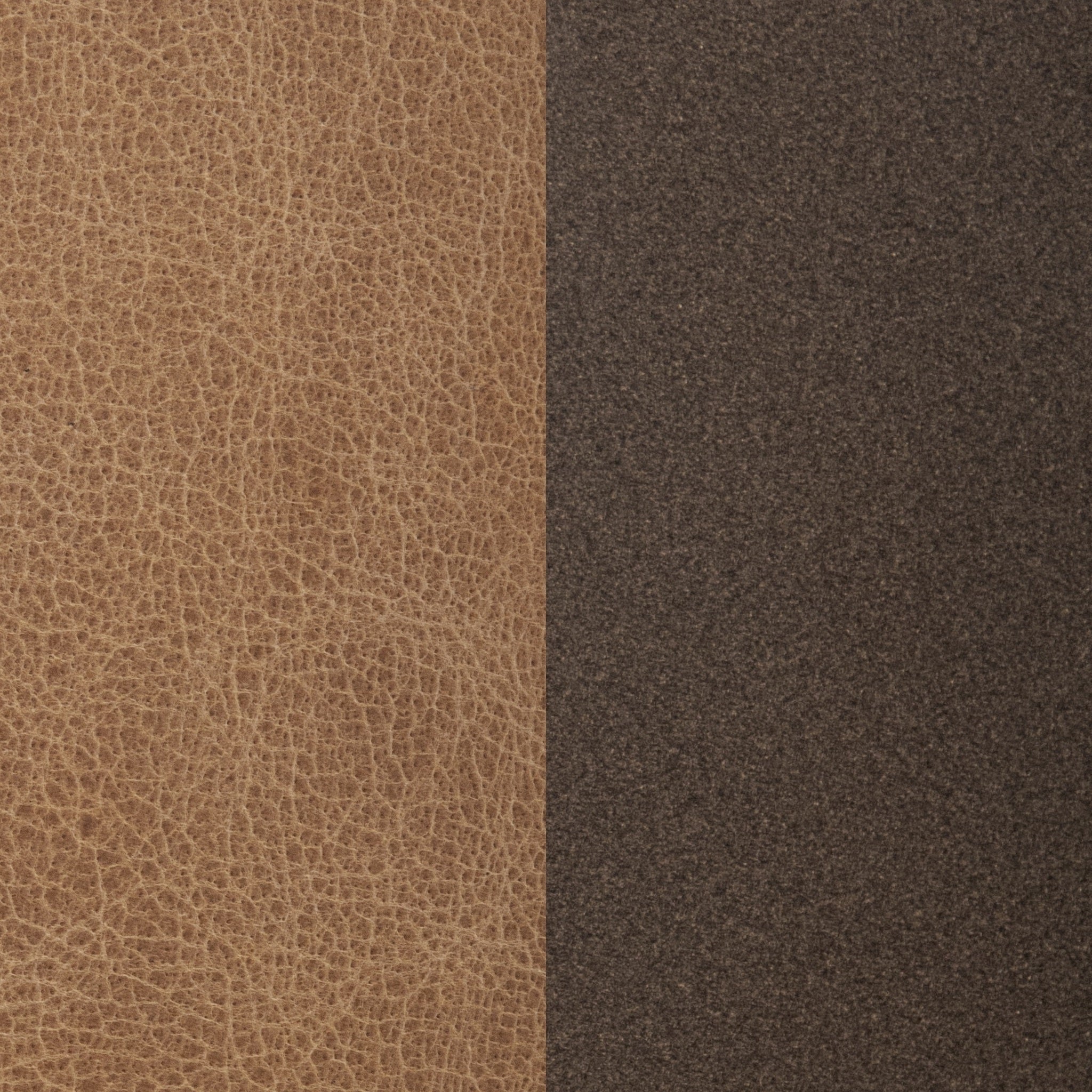 Clair 40" Round Ottoman - Chestnut