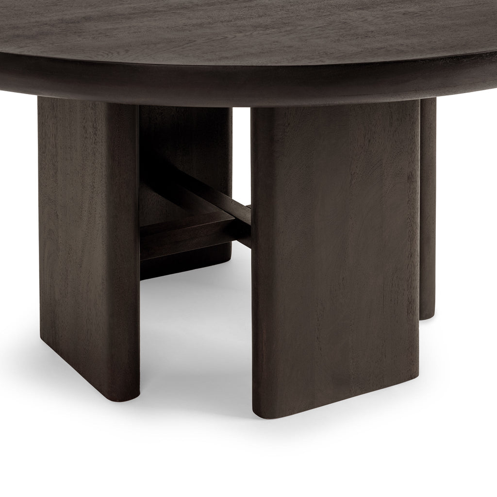 Celadon 60" Round Dining Table - Truffle Roast