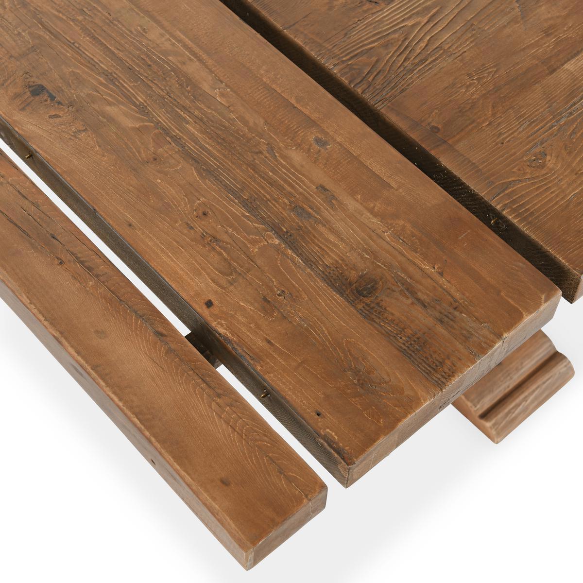 Alexander Solid Wood Extending Dining Table - Brown