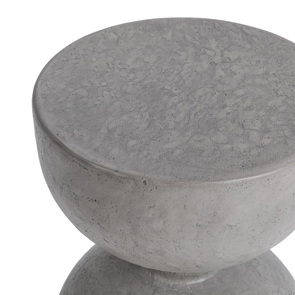 Adna Outdoor Accent Table - Dark Gray