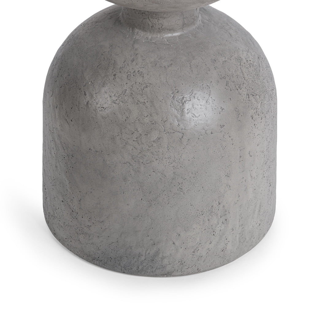 Adna Outdoor Accent Table - Dark Gray