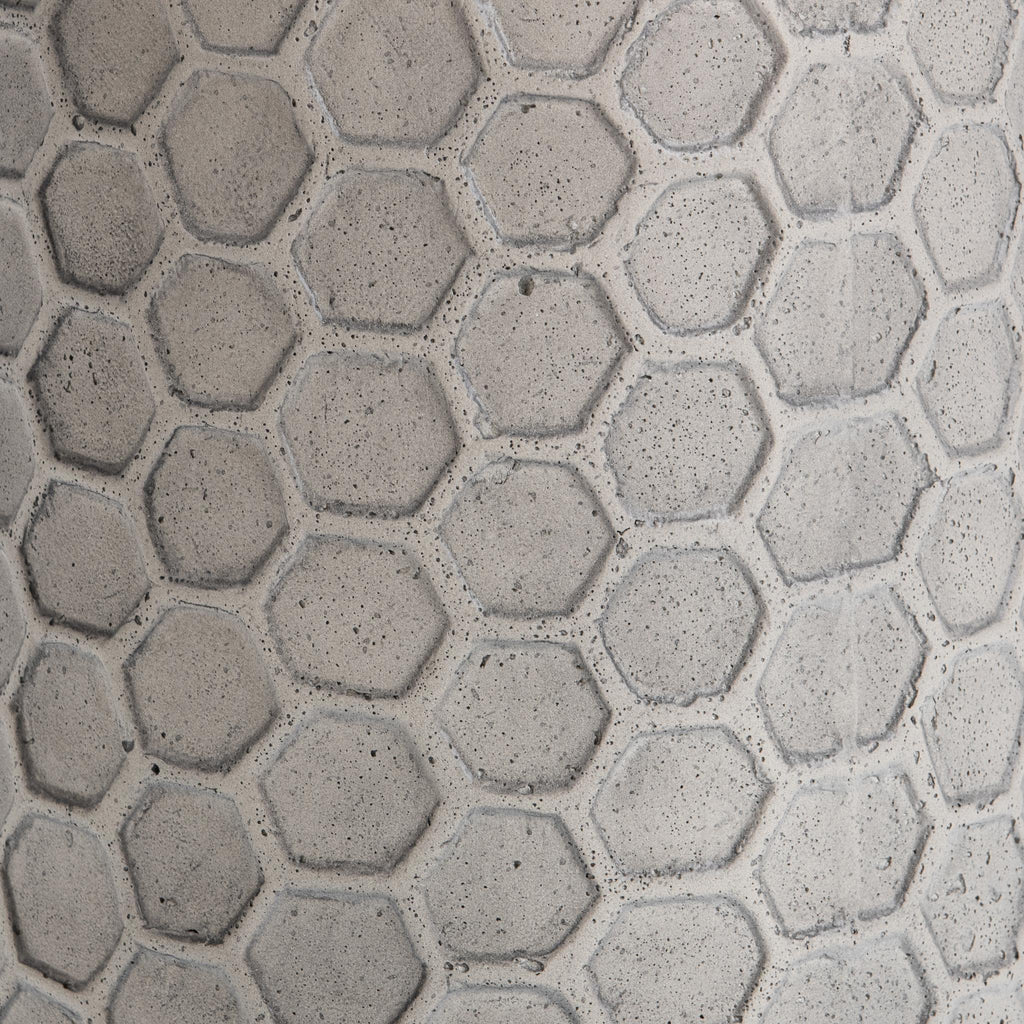 Delaine 20" Outdoor Accent Table - Light  Gray