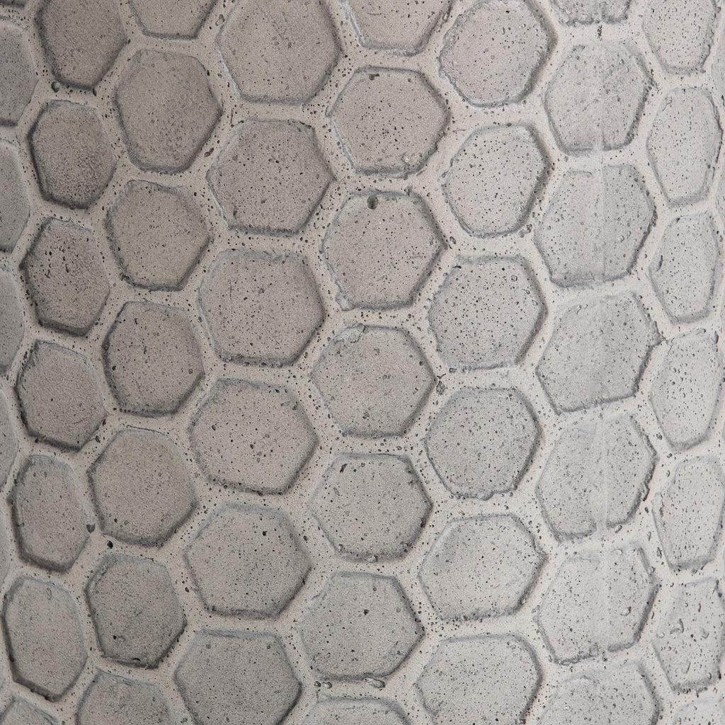 Delaine Outdoor Round Coffee Table - Light Gray