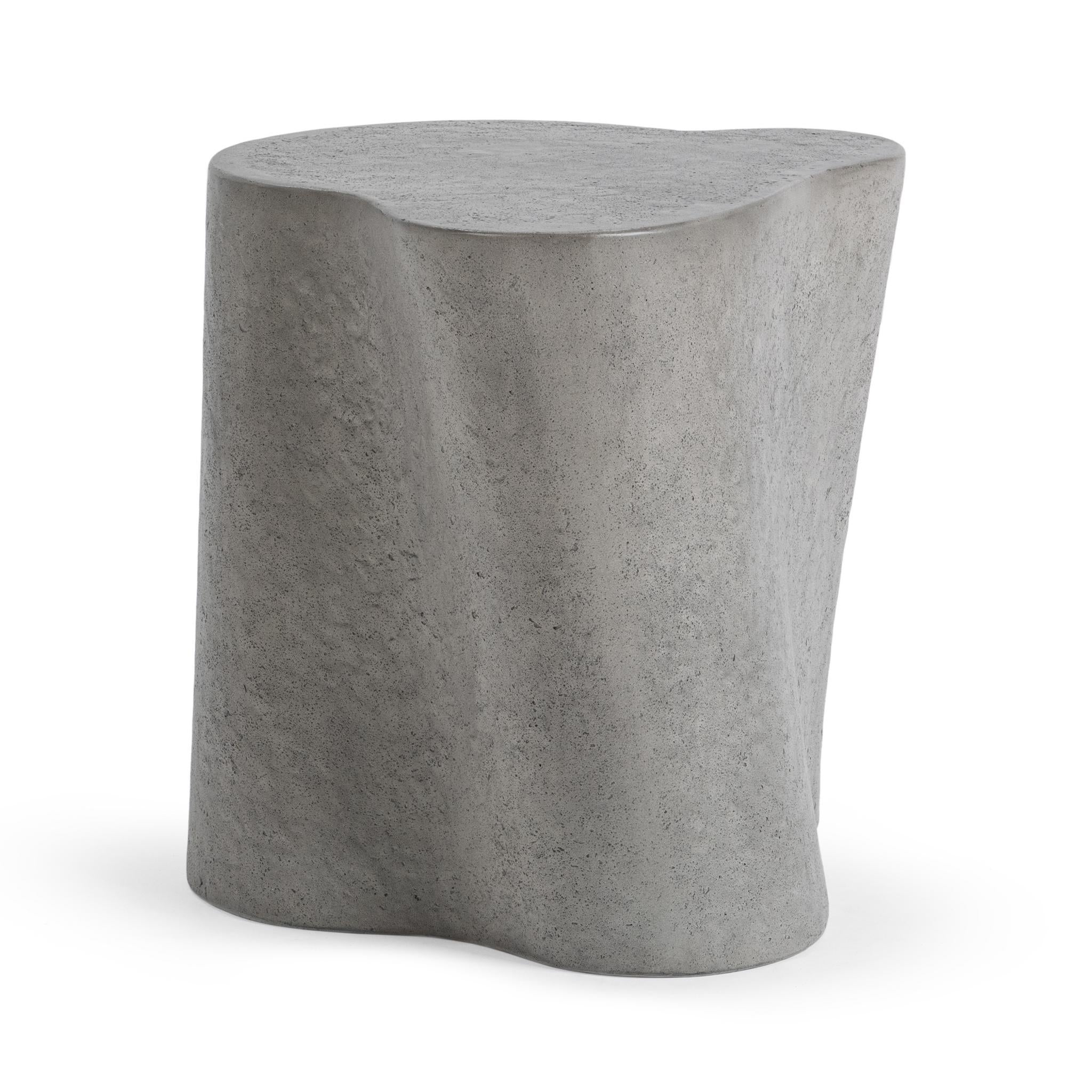 Everson Outdoor Accent Table - Dark Gray