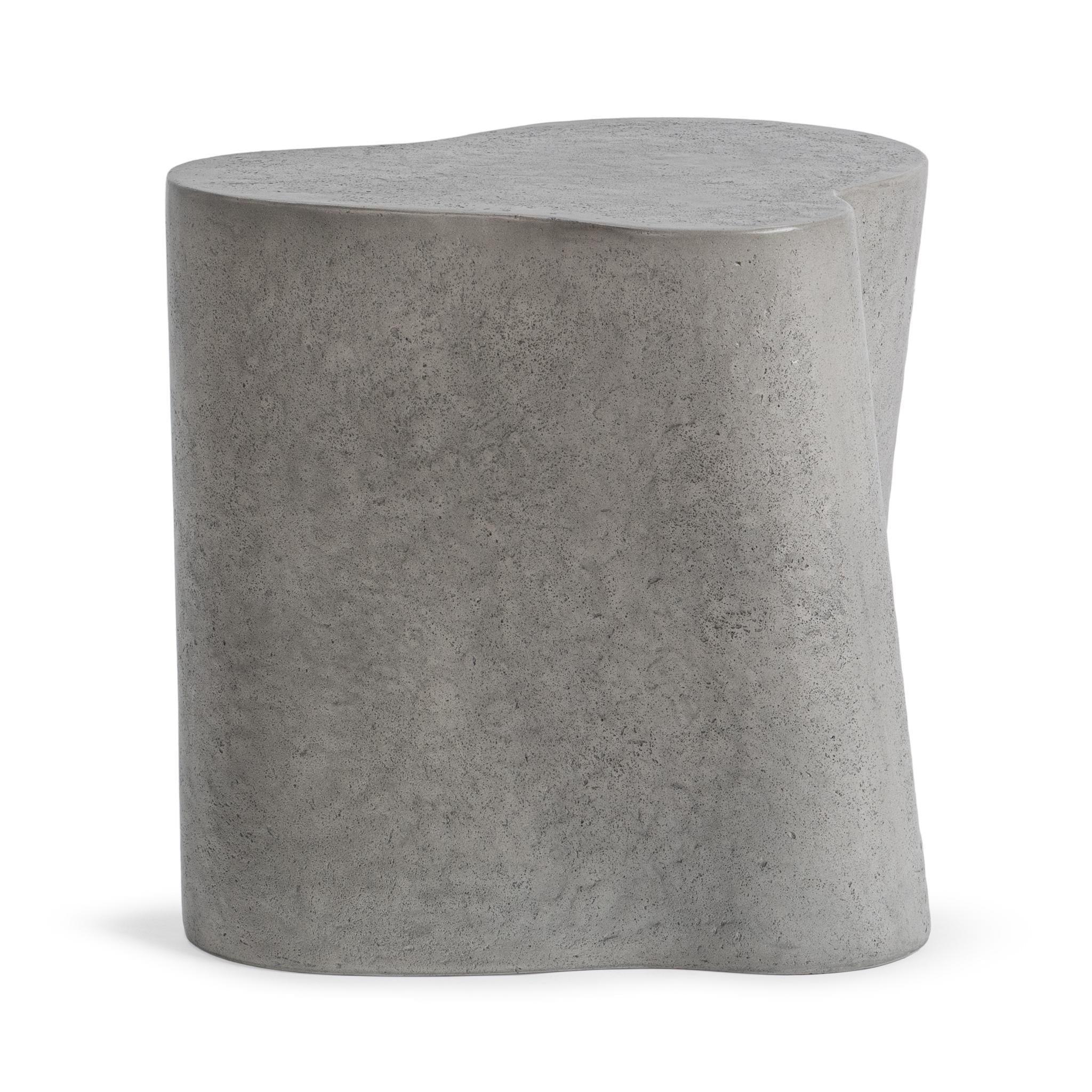 Everson Outdoor Accent Table - Dark Gray