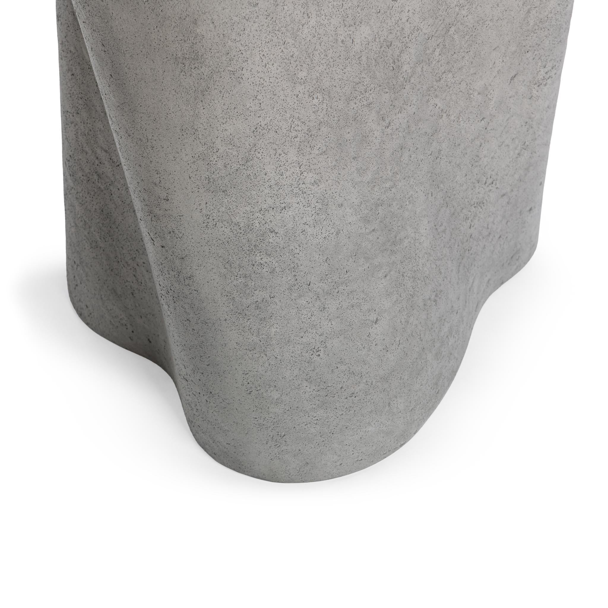 Everson Outdoor Accent Table - Dark Gray