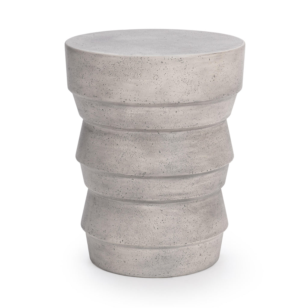 Anora Outdoor Accent Table - Light Gray