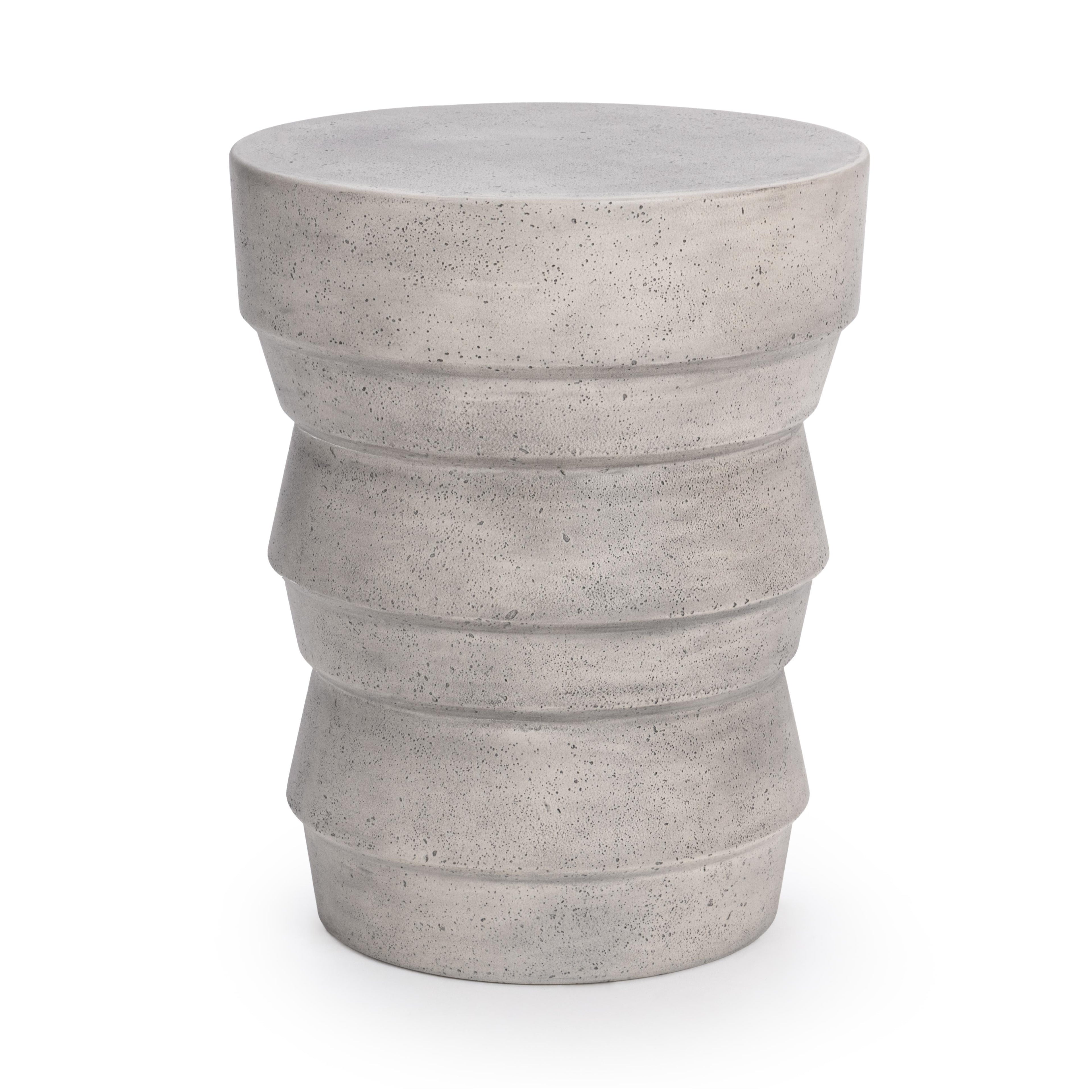 Anora Outdoor Accent Table - Light Gray
