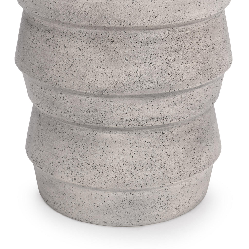 Anora Outdoor Accent Table - Light Gray