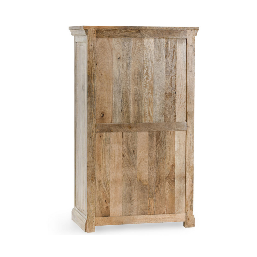 Adelaide Solid Wood 6Dwr Chest - Natural Cream Wash