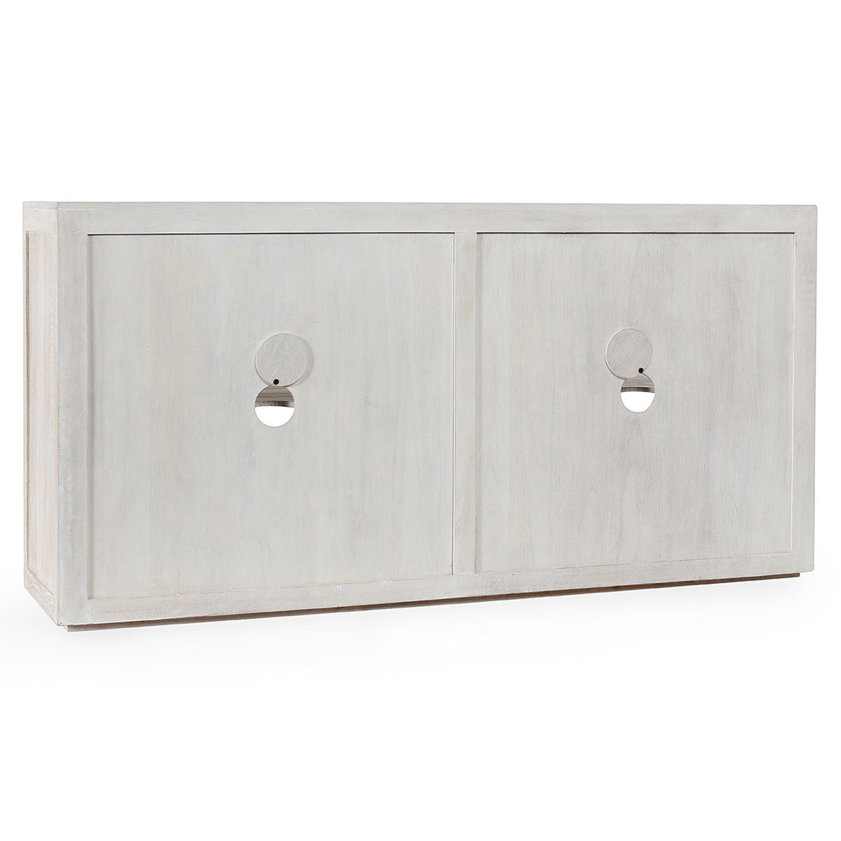 Bradley Solid Wood 4Dr Cabinet - Coastal White