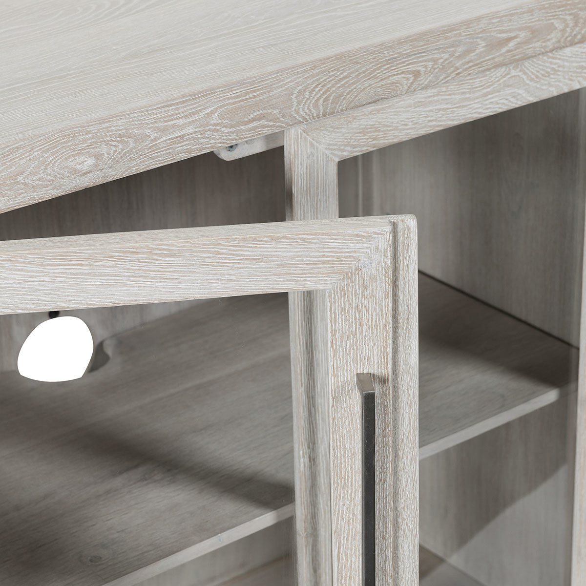 Bradley Solid Wood 4Dr Cabinet - Coastal White