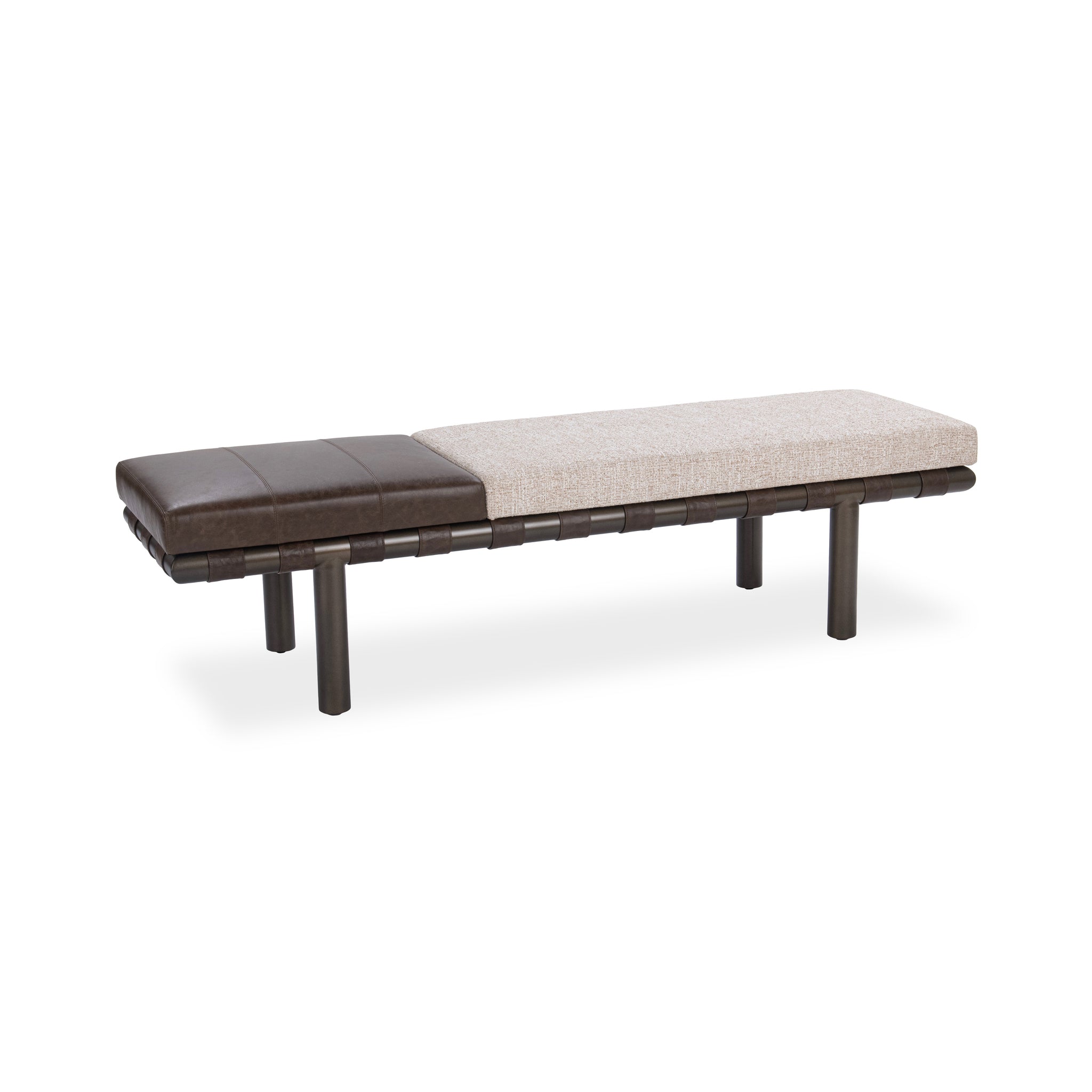 Brooklyn Accent Bench - Coco Latte