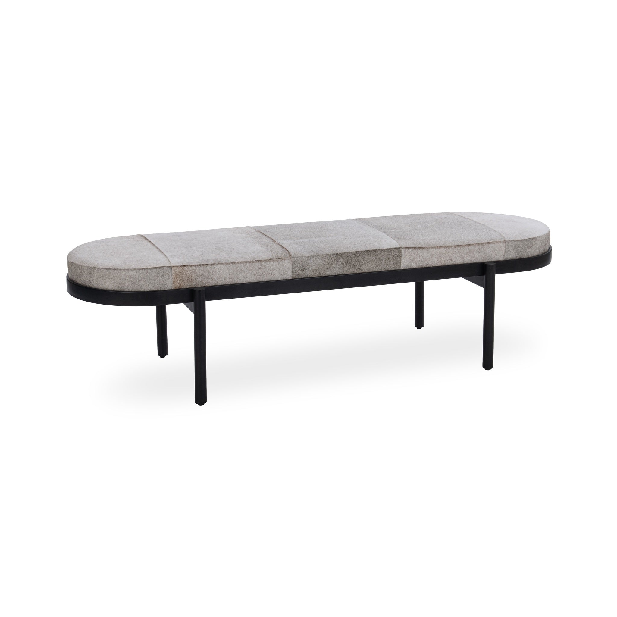 Evelyn Accent Bench - Sparrow Gray