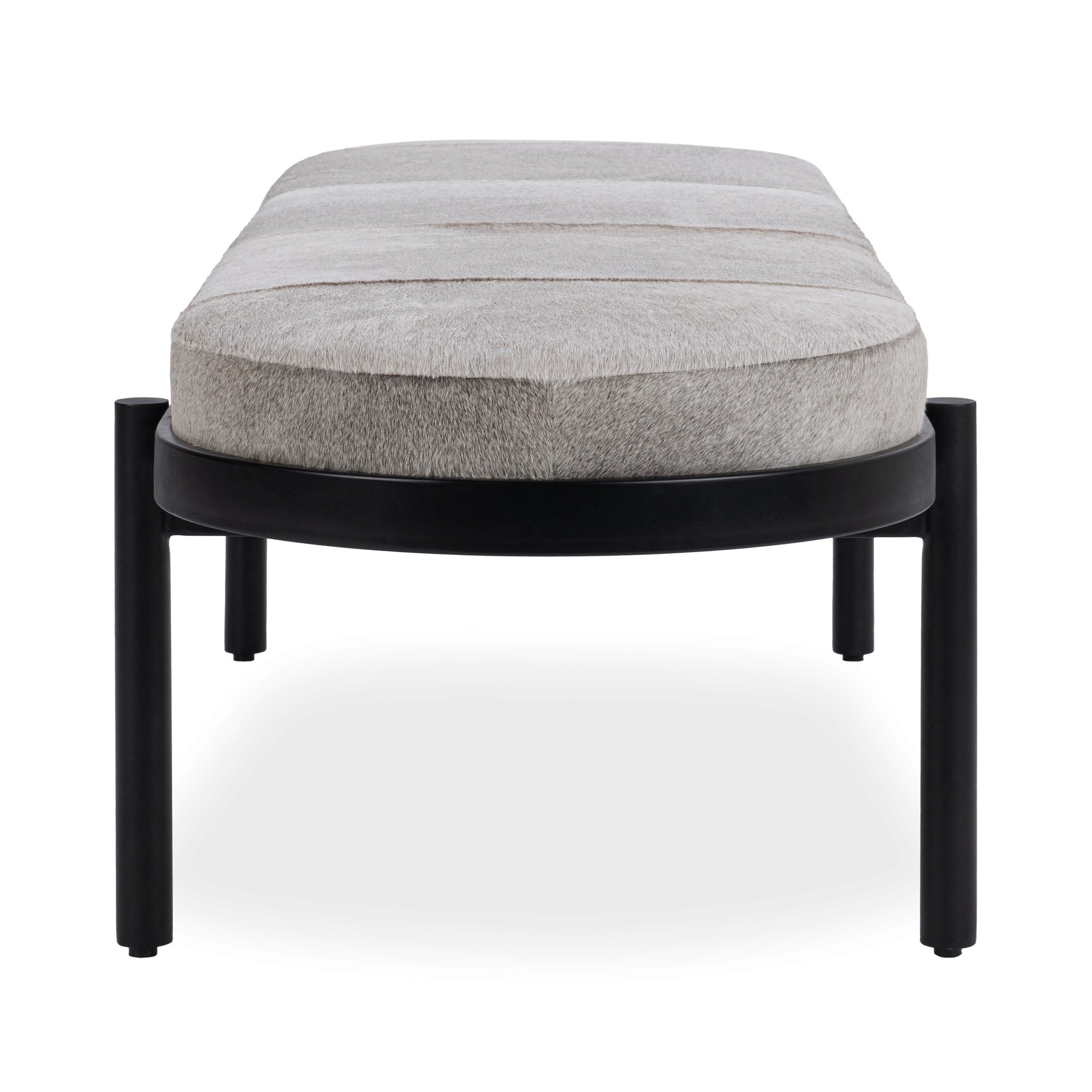 Evelyn Accent Bench - Sparrow Gray