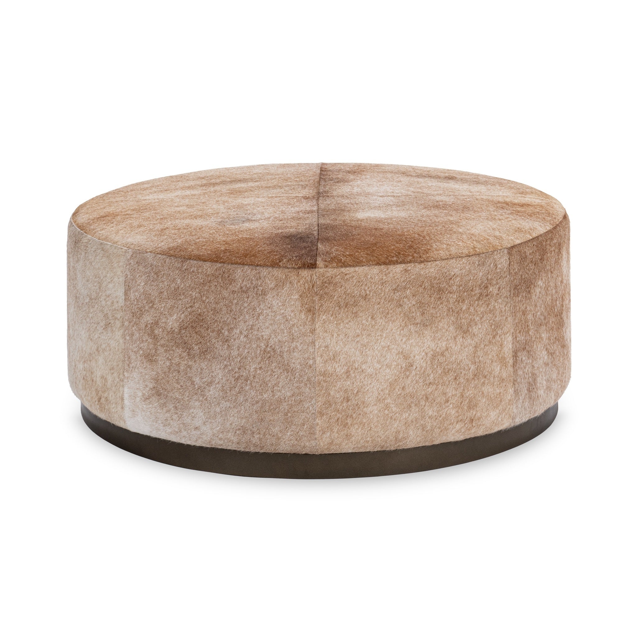 Andre 40" Round Ottoman - Canyon Dust