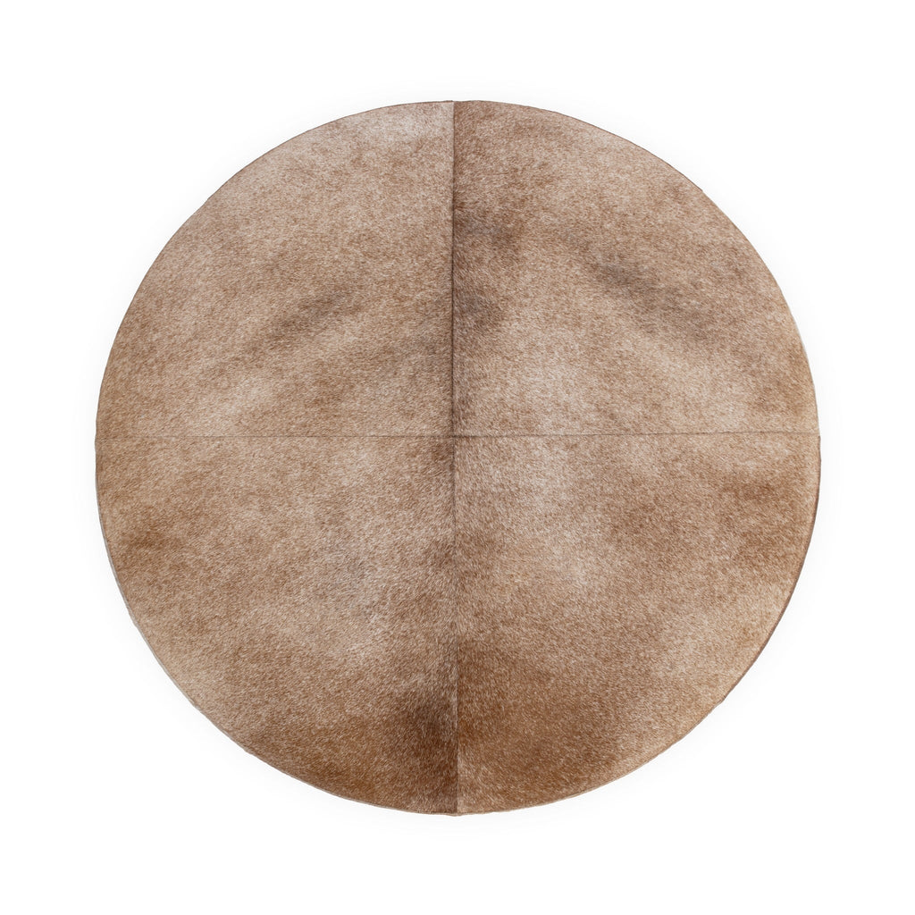 Andre 40" Round Ottoman - Canyon Dust