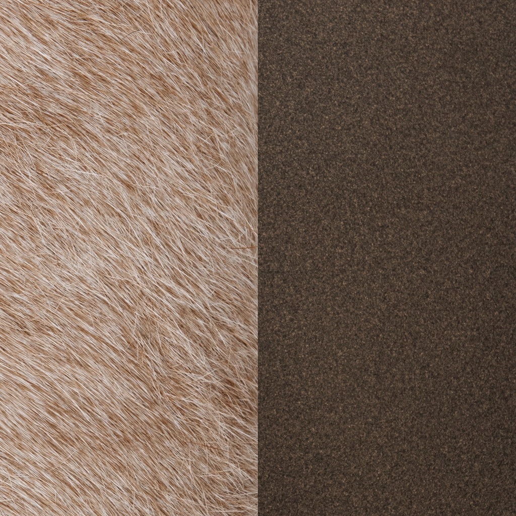 Andre 40" Round Ottoman - Canyon Dust