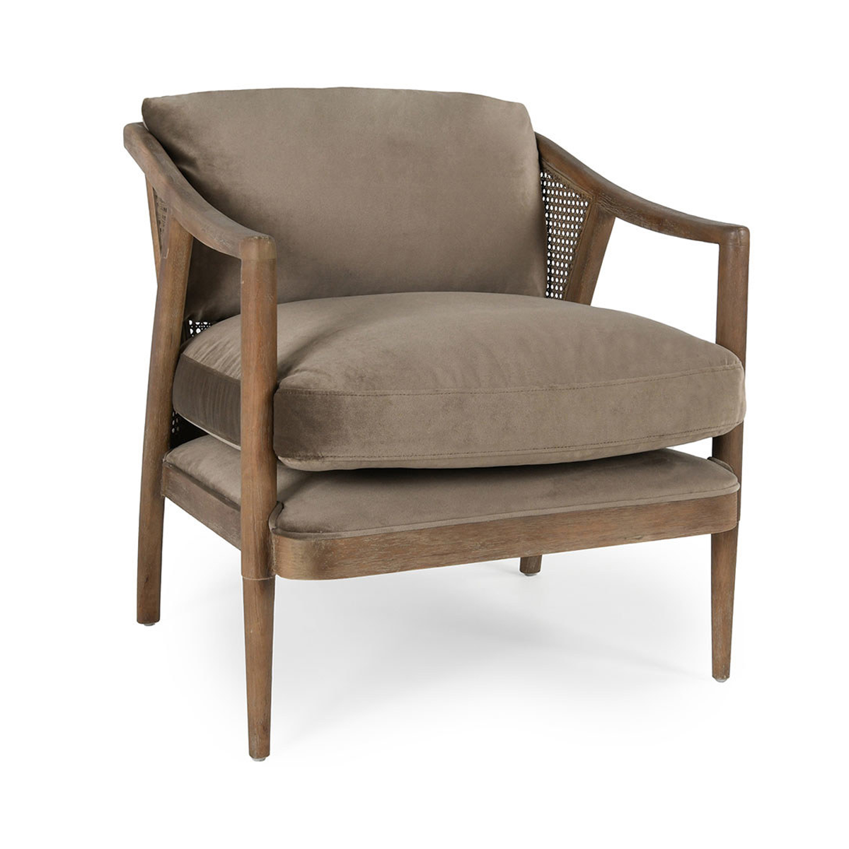 Cody Upholstered Accent Chair - Taupe