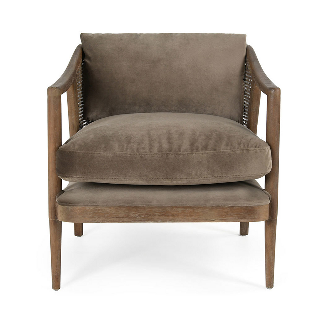 Cody Upholstered Accent Chair - Taupe
