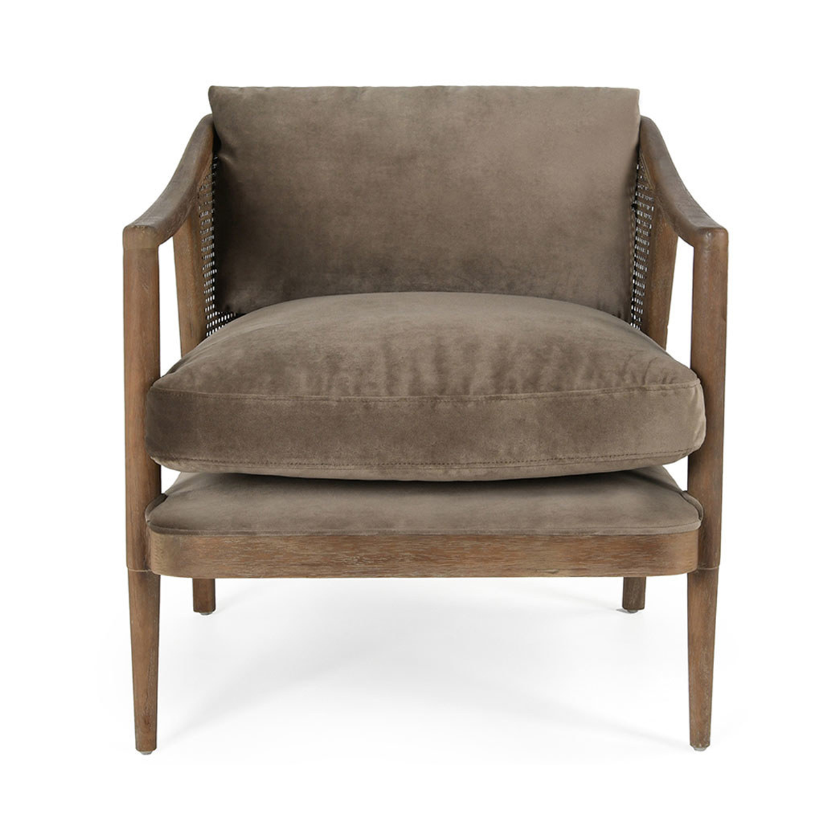 Cody Upholstered Accent Chair - Taupe