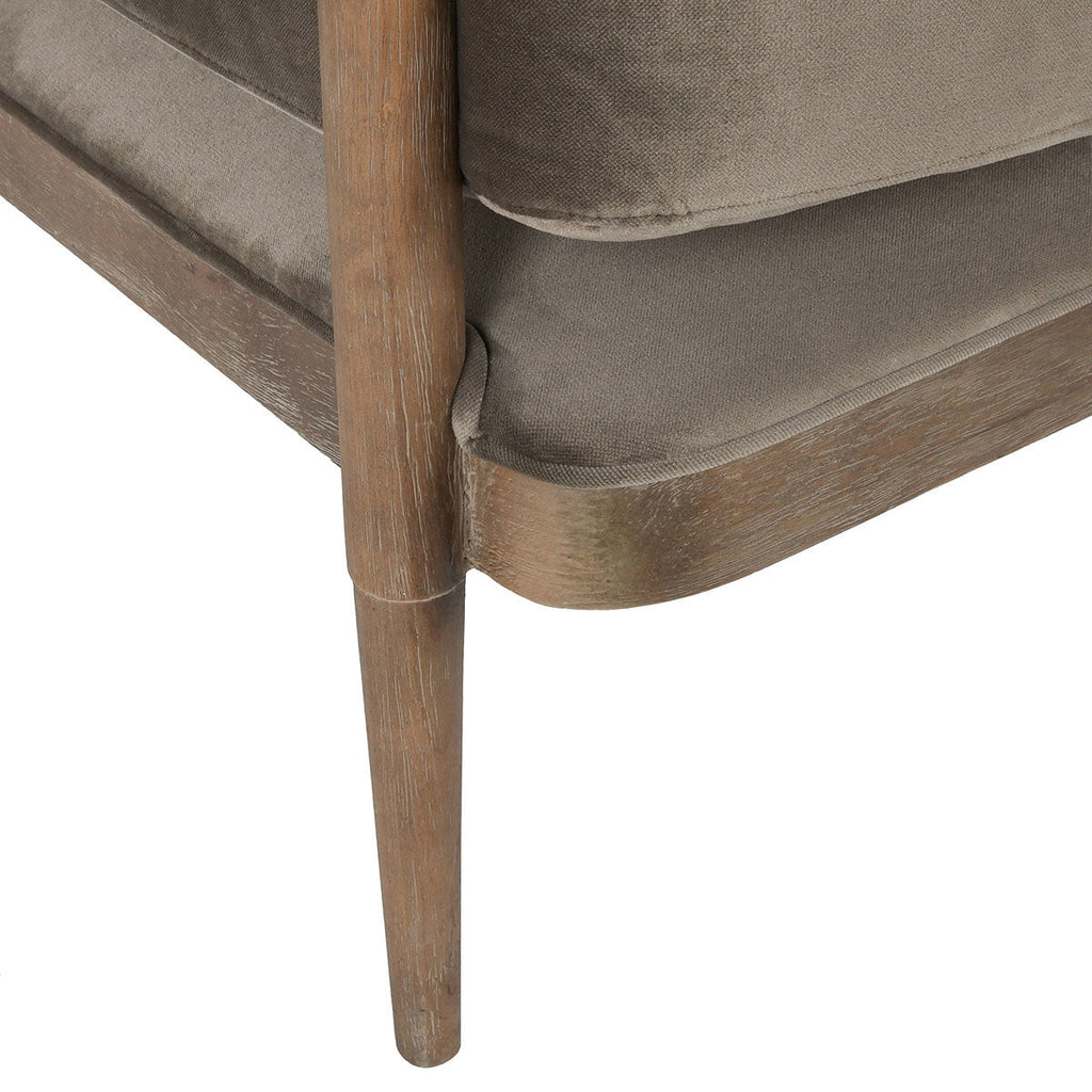 Cody Upholstered Accent Chair - Taupe