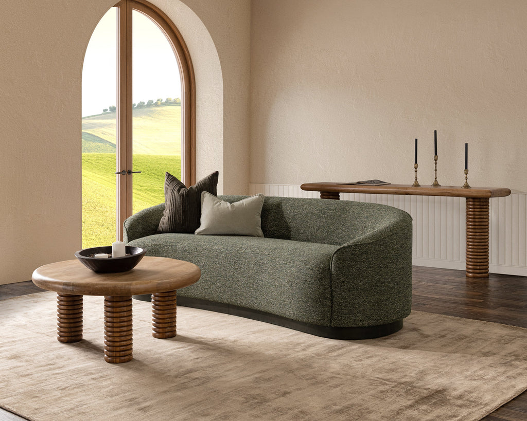 Beverly Upholstered Sofa - Antique Green