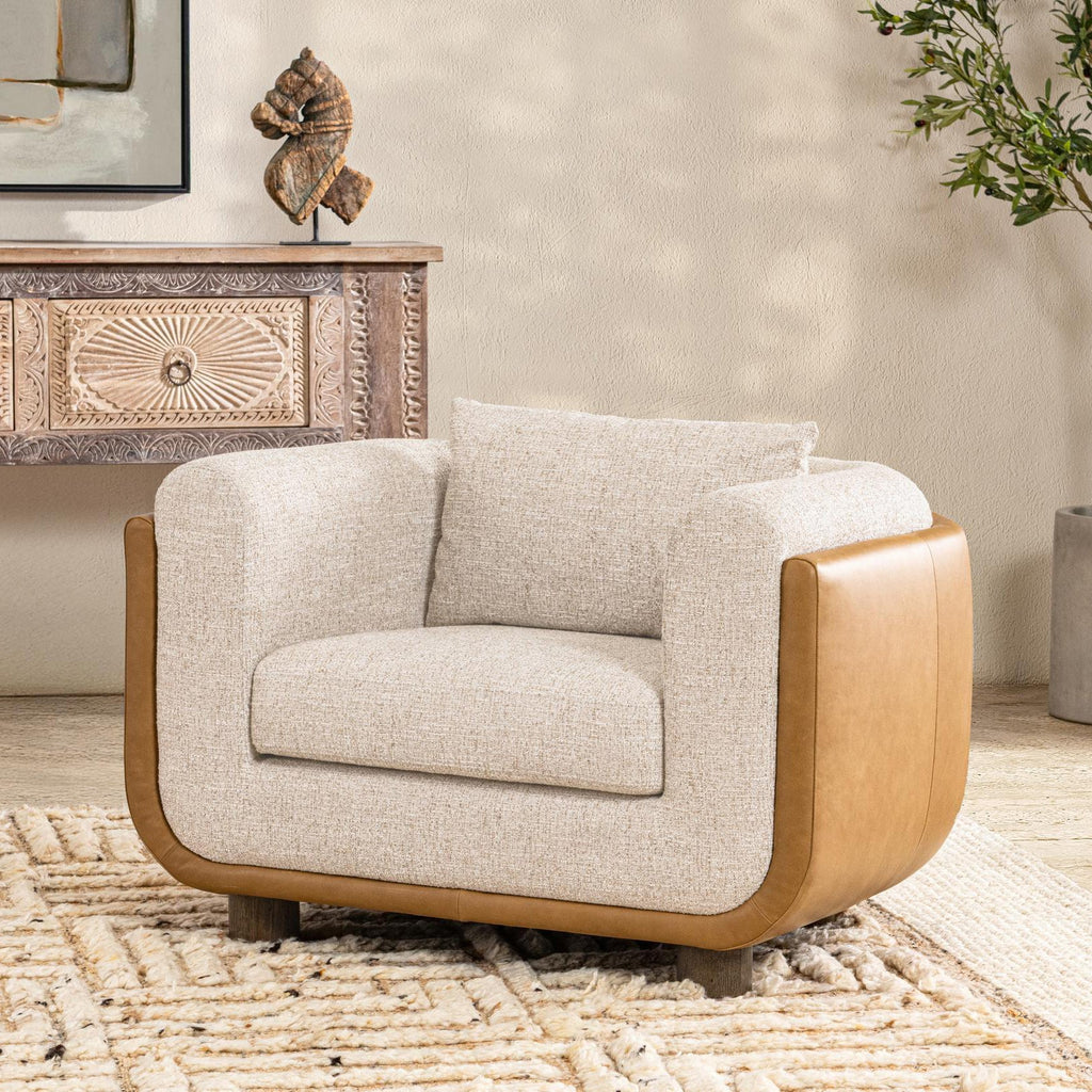 Dania Accent Chair - Latte