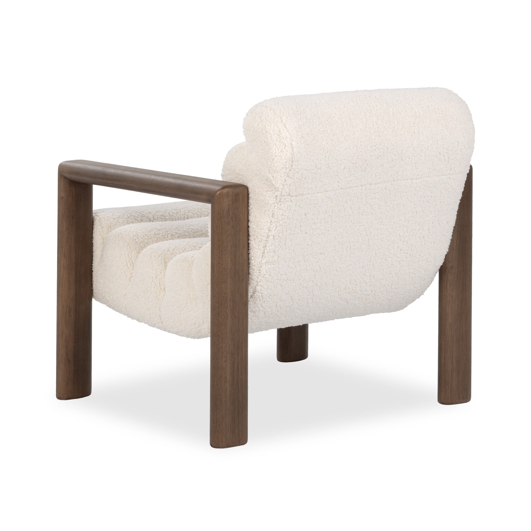 Dahlia Accent Chair - Ivory Fleece
