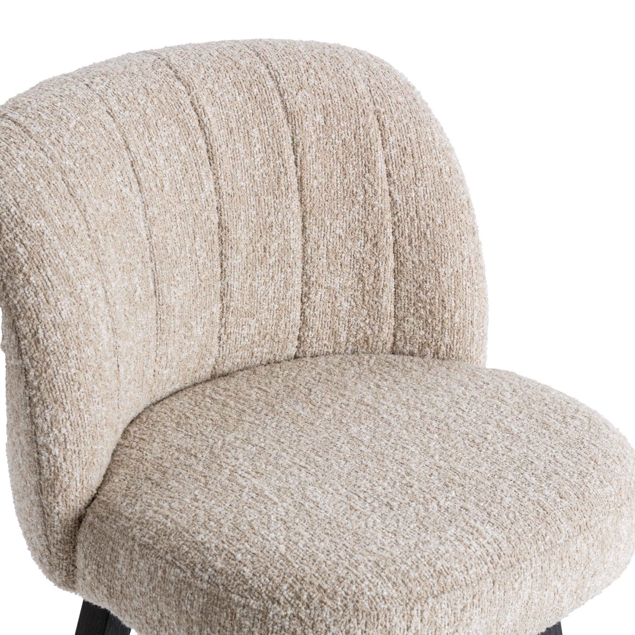 Della Swivel Counter Stool - Sandy Cream