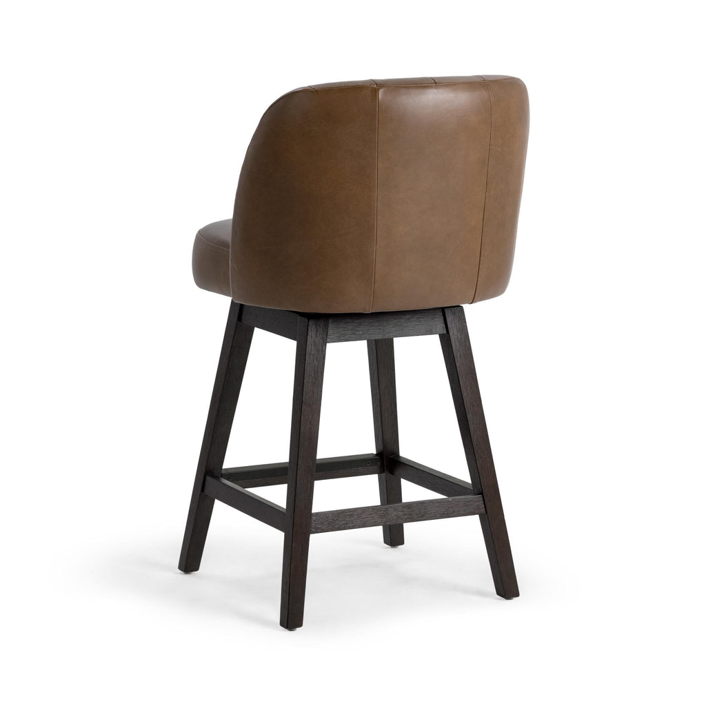 Della Swivel Counter Stool - Camel