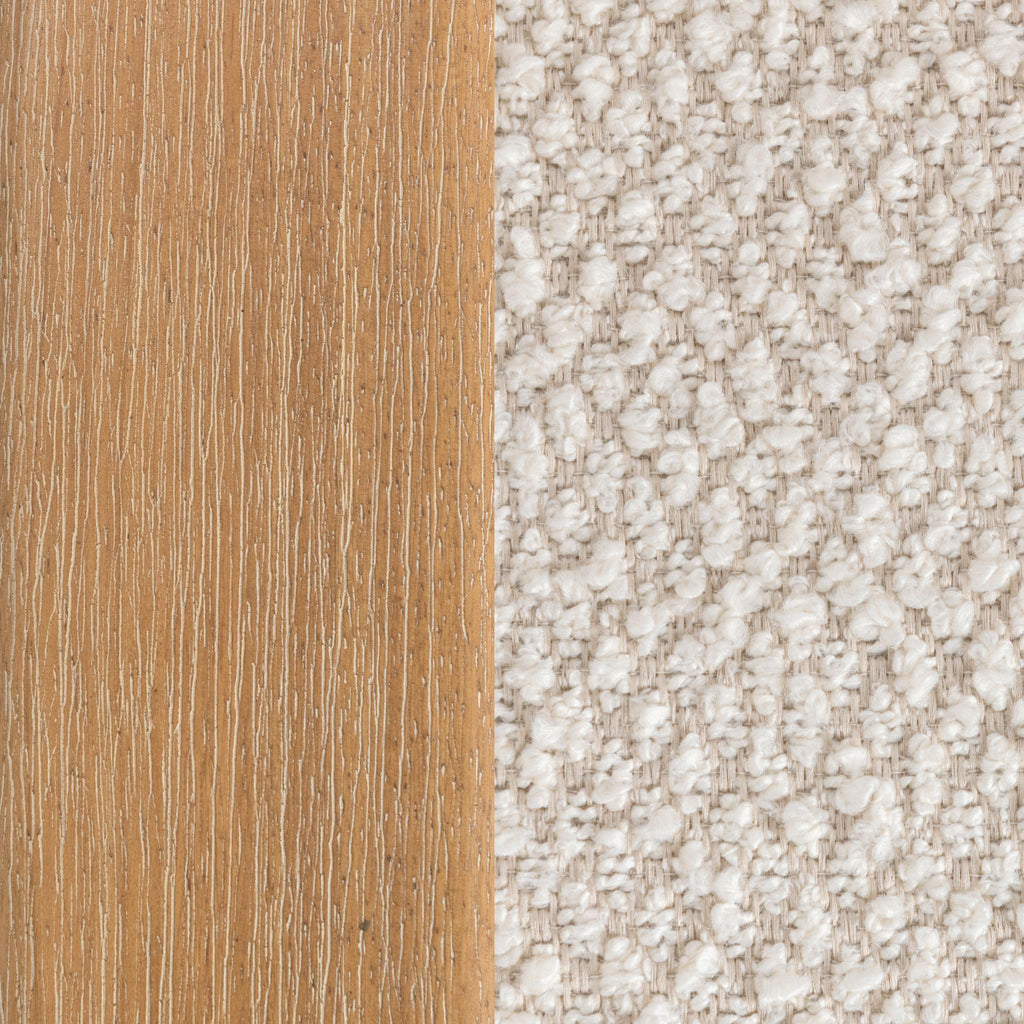 Caprice Accent Chair - Light Beige/ Natural