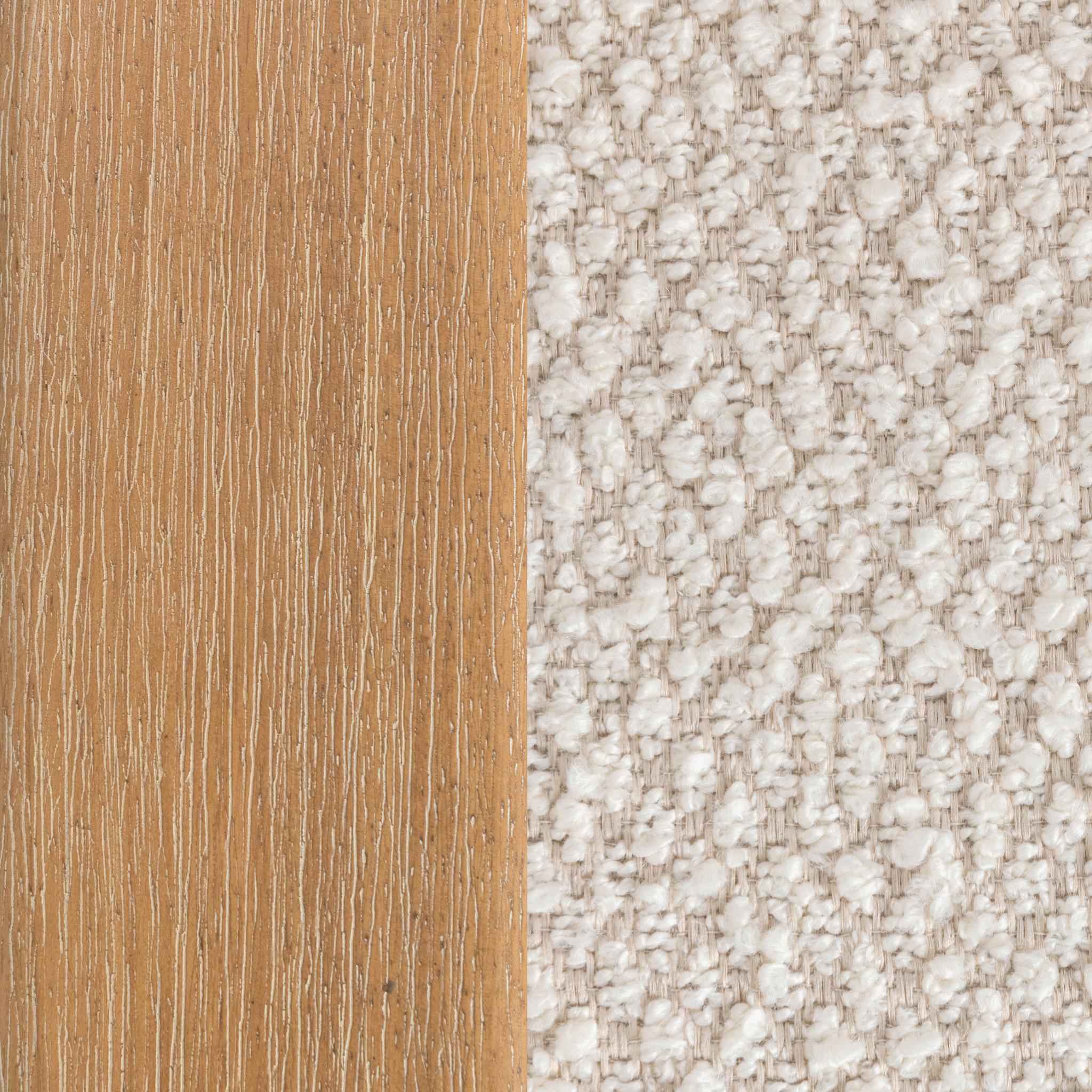 Caprice Accent Chair - Light Beige/ Natural