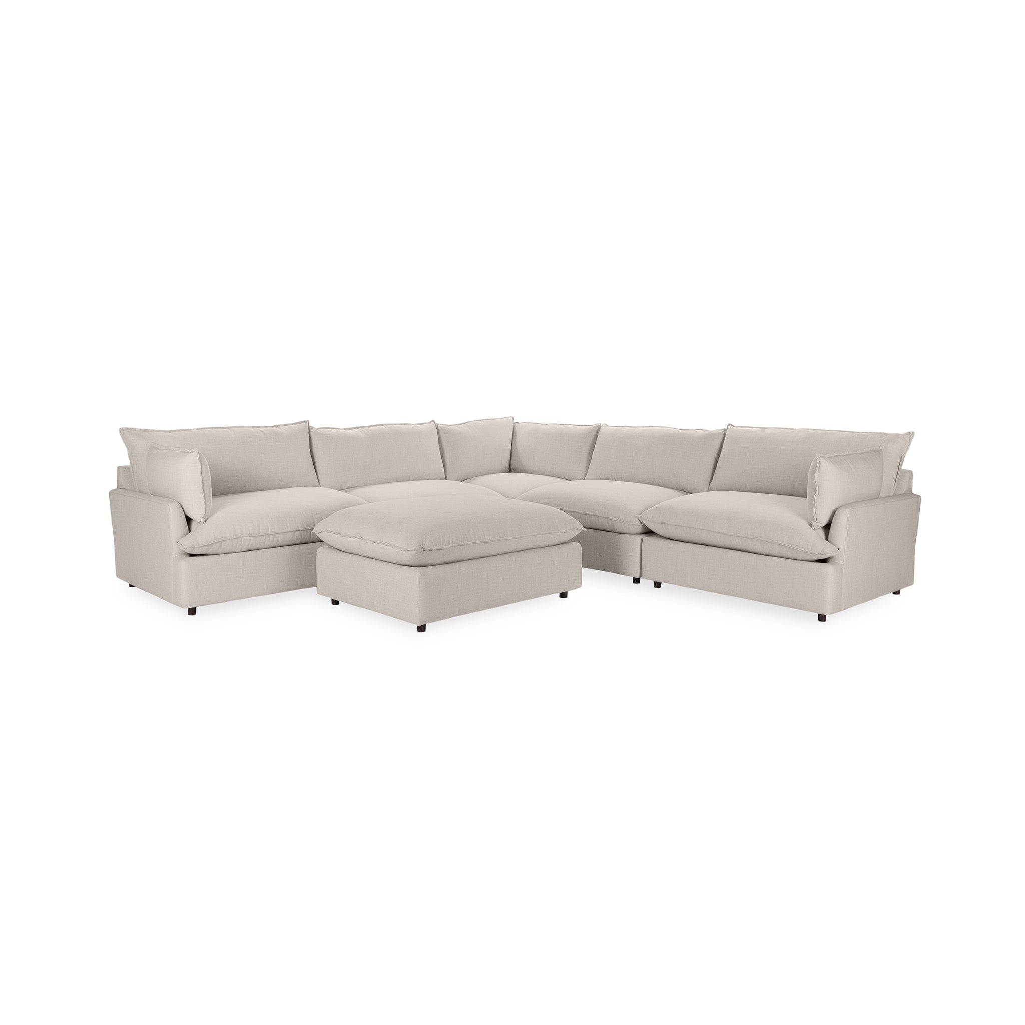 Caplan 6-Piece Modular Sectional w/ Ottoman