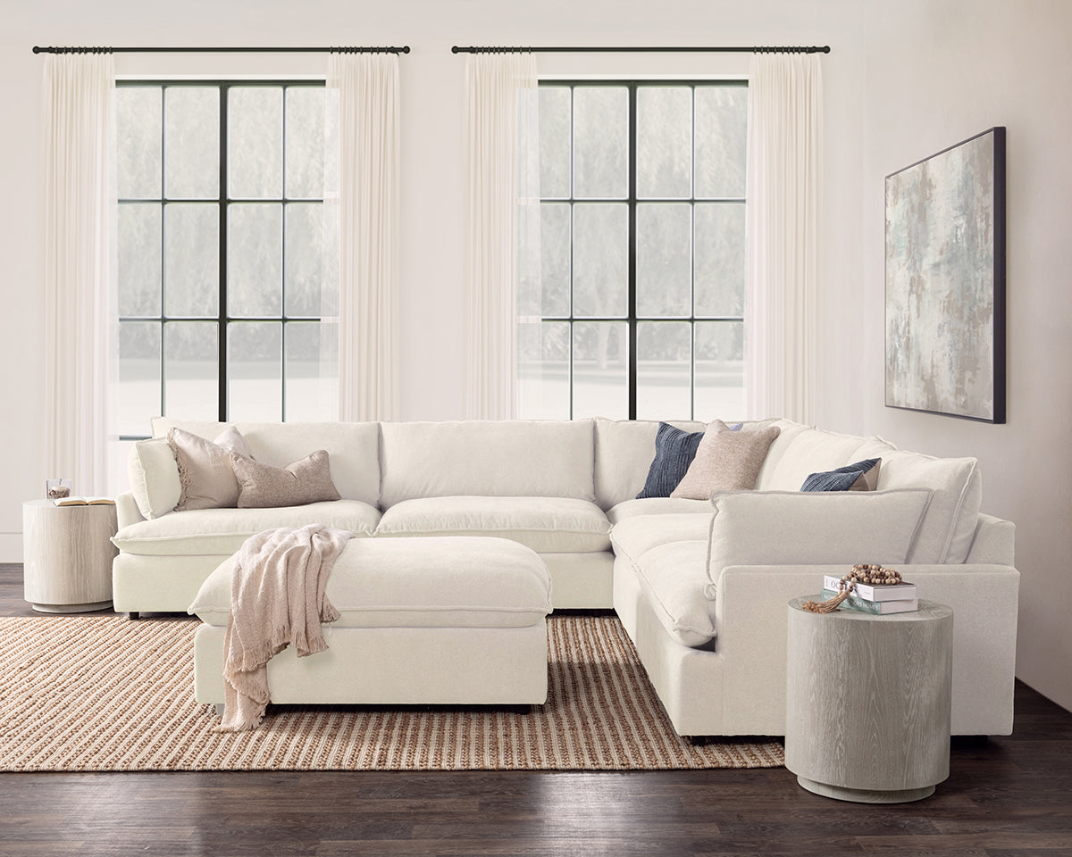 Caplan 6-Piece Modular Sectional w/ Ottoman