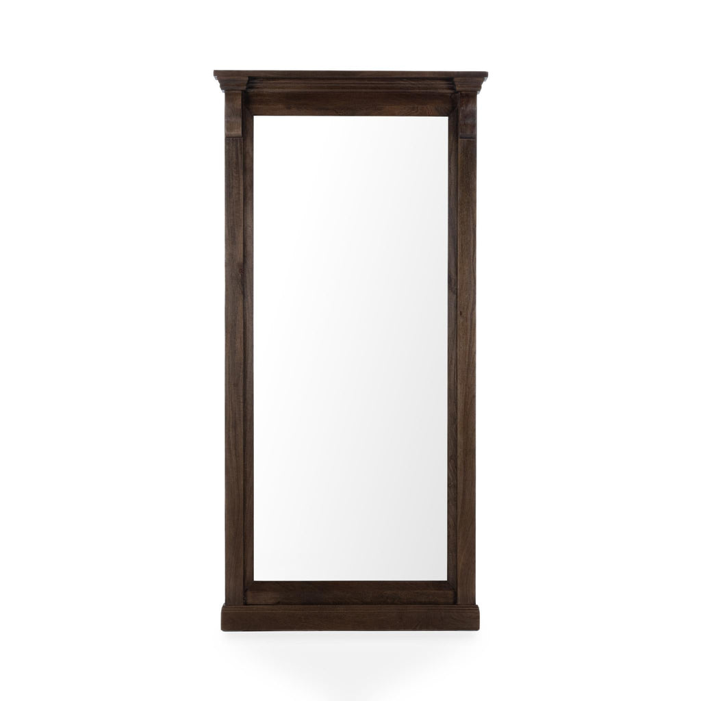 Adelaide Floor Mirror - Cocoa Brown