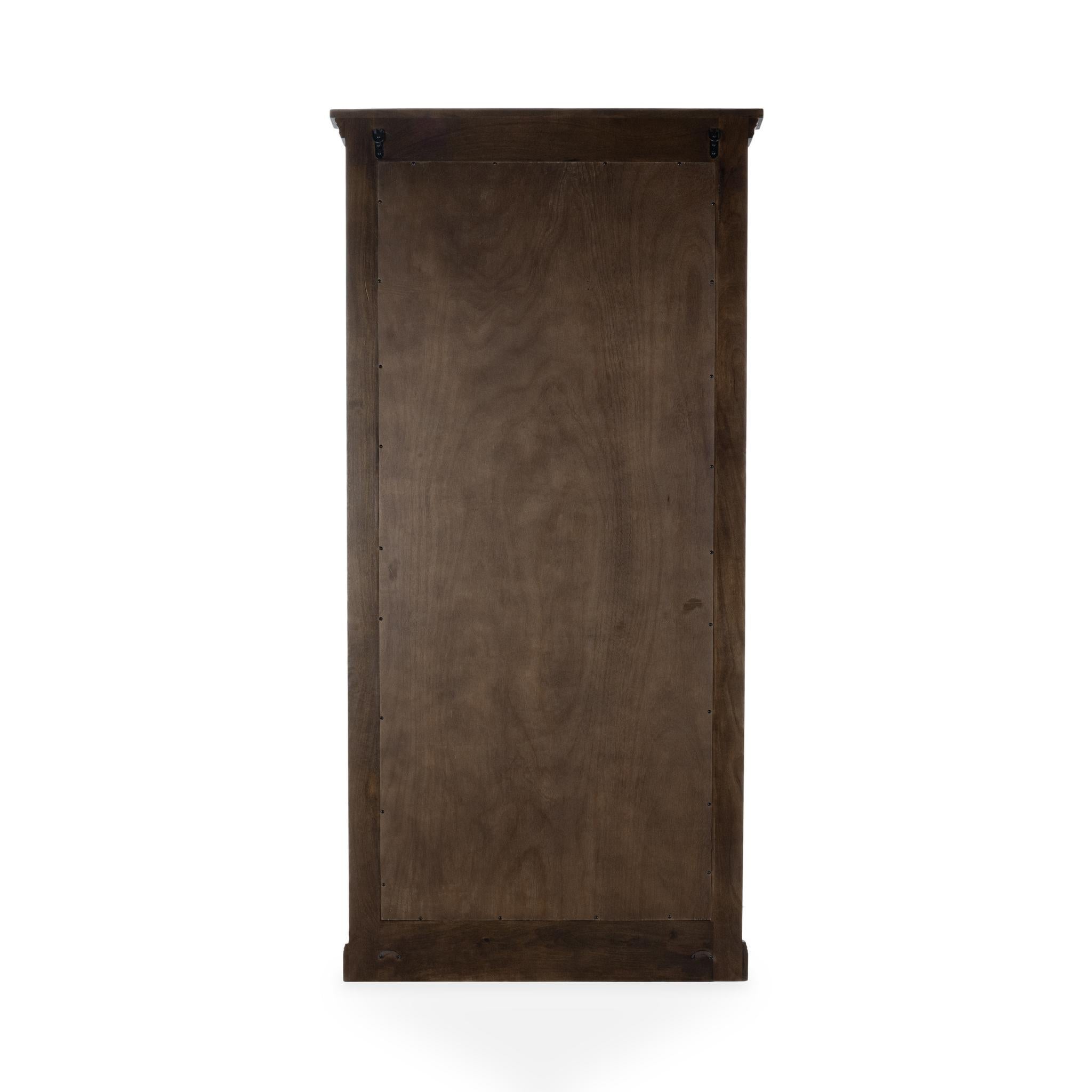 Adelaide Floor Mirror - Cocoa Brown