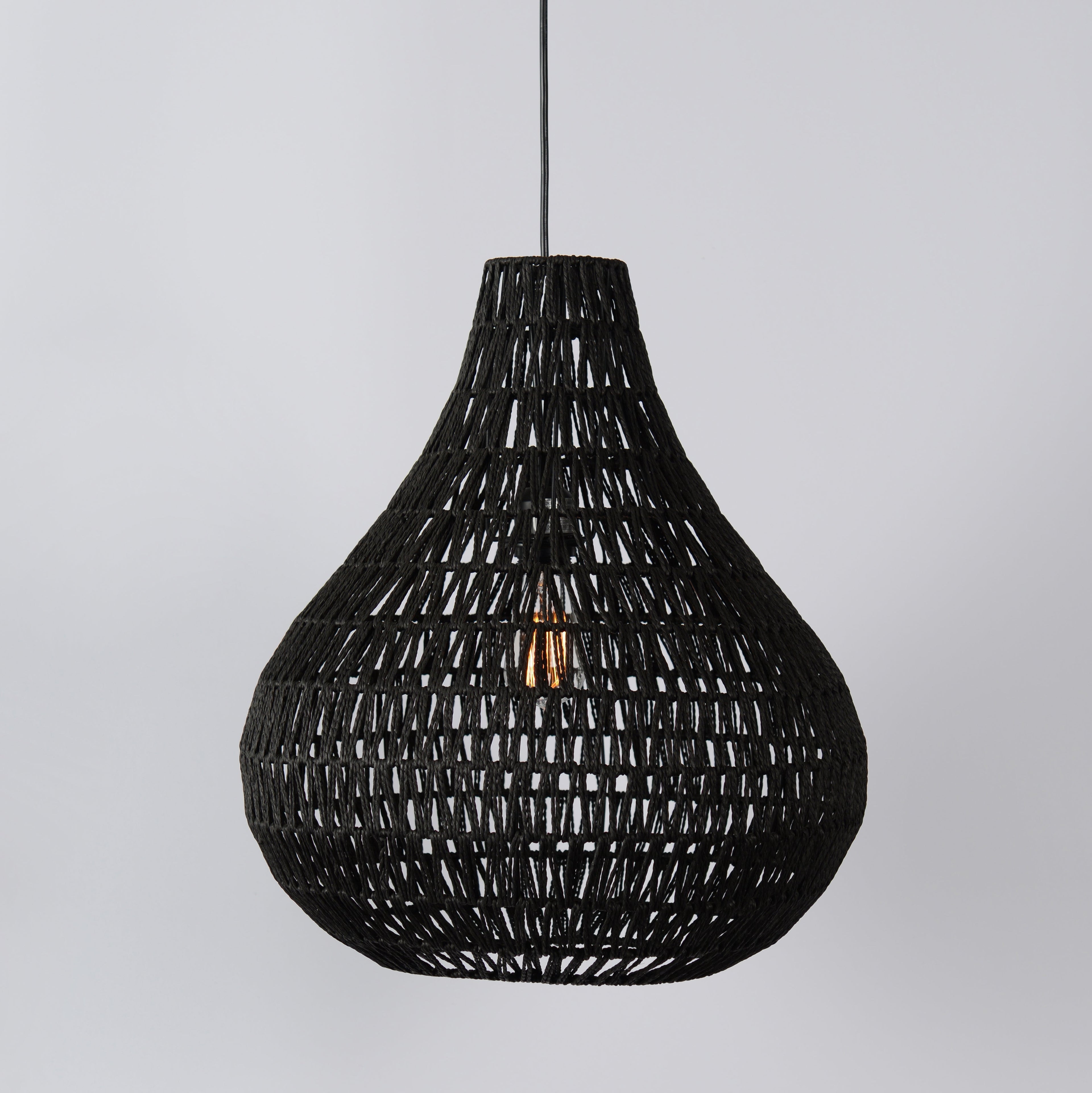 Bimini Pendant Black w/Bulb - Black