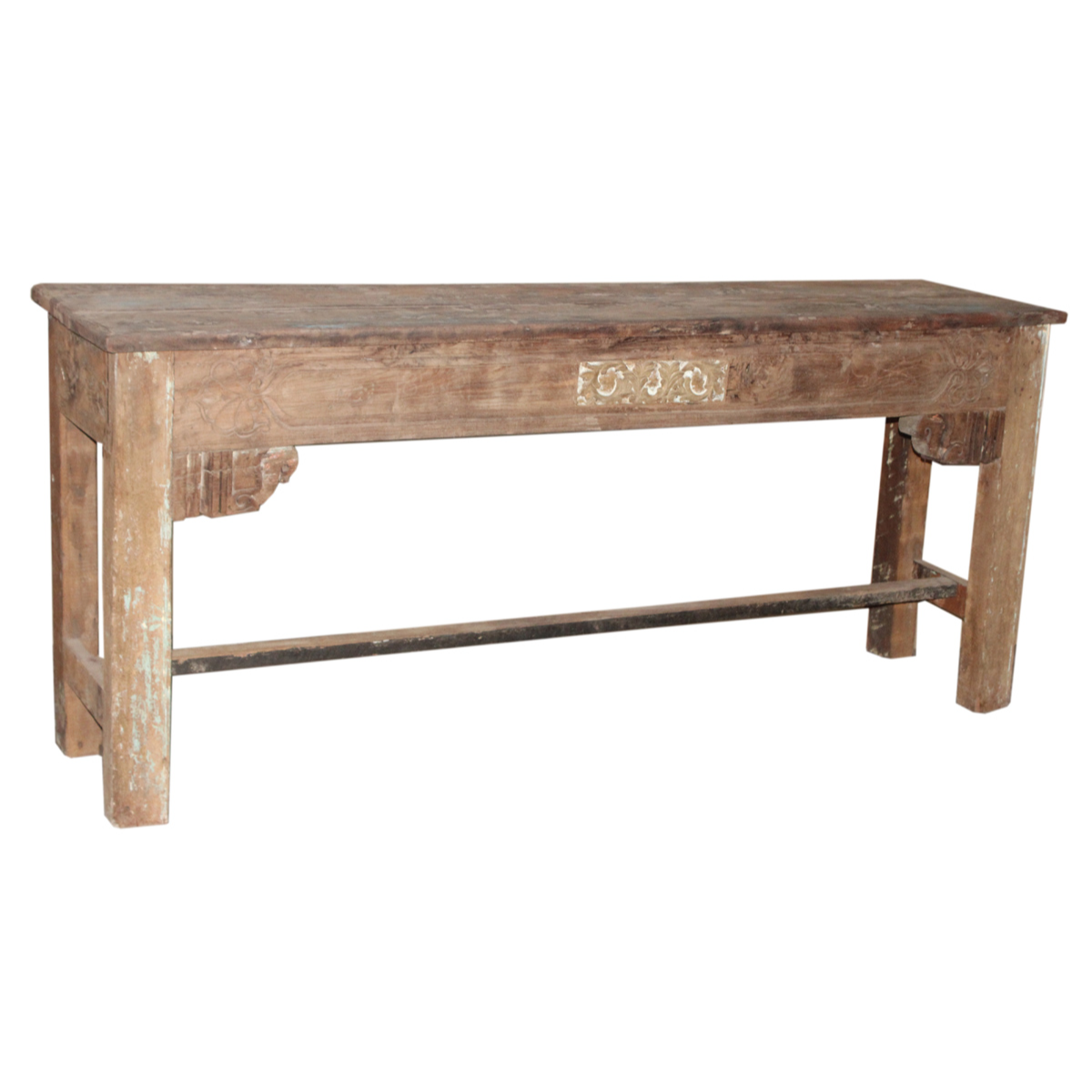 74" Reclaimed Wood Console Table