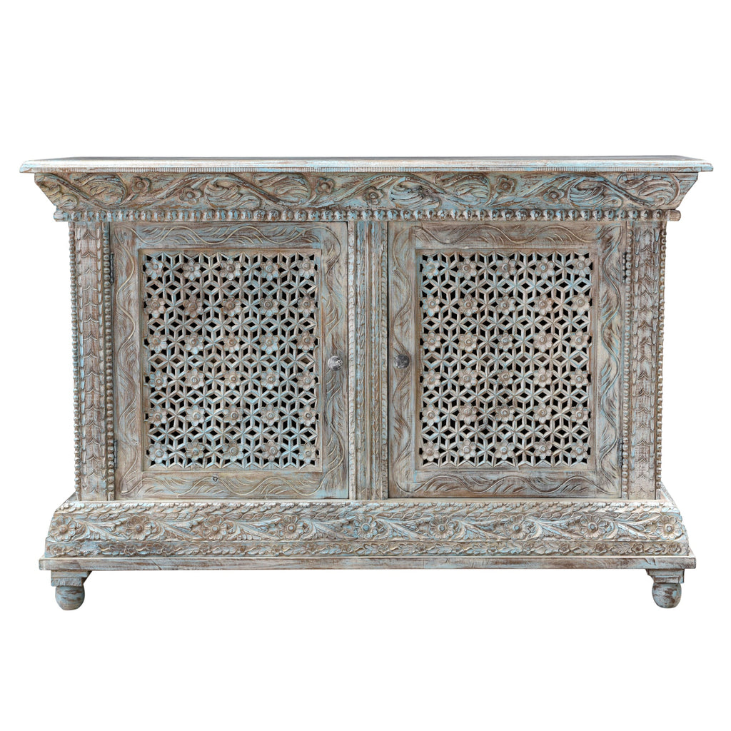 Beth  2Dr  Cabinet - Seaside Blue