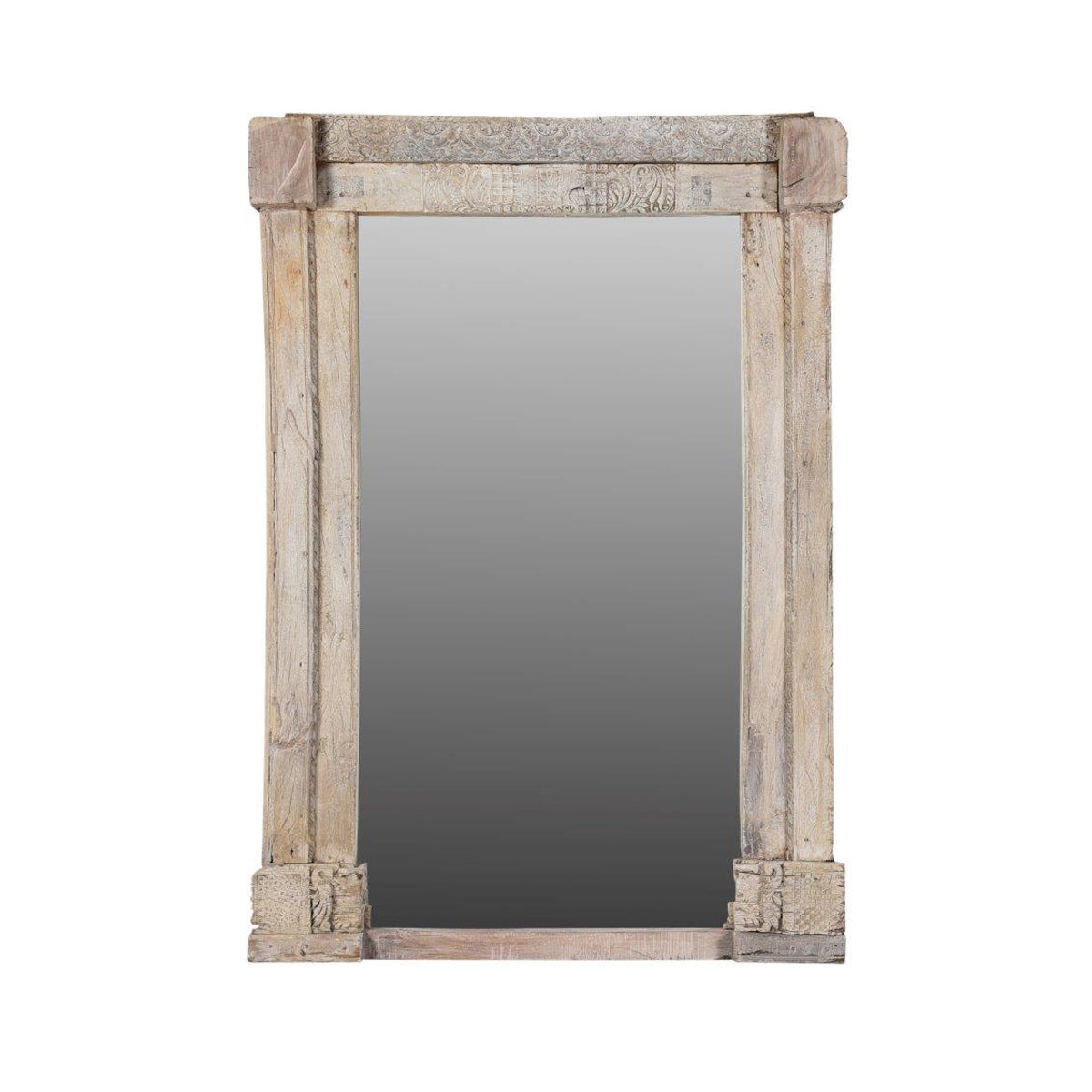 Alta Reclaimed Wood Floor Mirror - Butterwood Blend